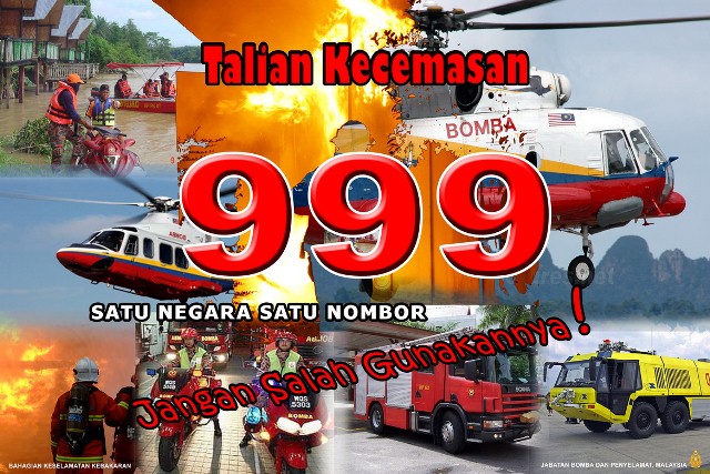 b11 talian kecemasan 999