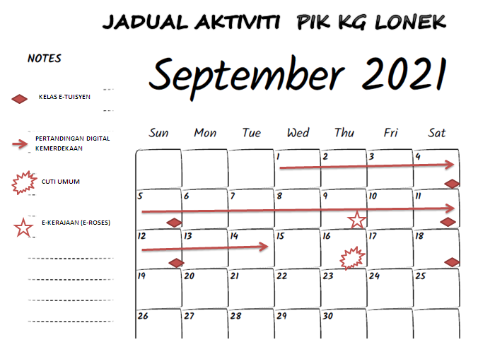 Jadual september