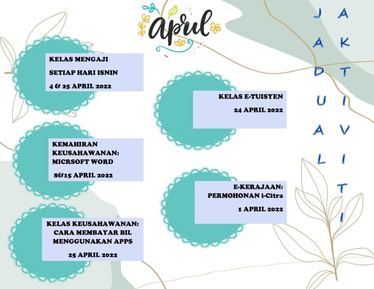 jadual April