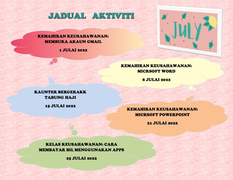 jadual Julai